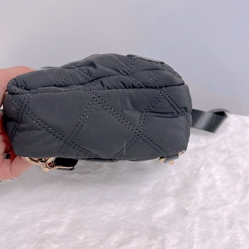 KEDZIE Cloud 9 Quilted Puffer Convertible Sling Bag (Black)2-Inch Bag Strap NWOT - Picture 7 of 12